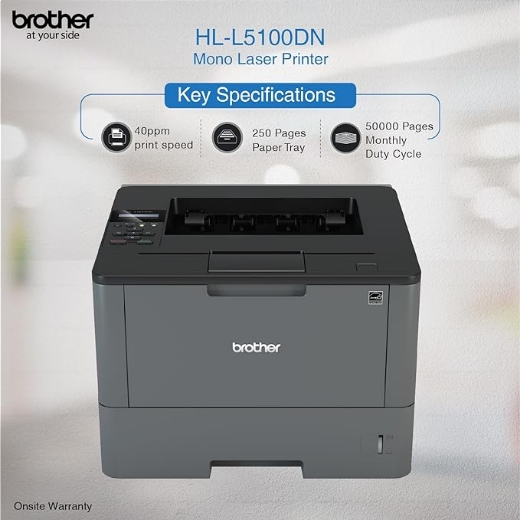 Picture of Brother  Business Laser Printer - HL-L5100DN