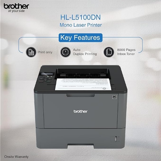 Picture of Brother  Business Laser Printer - HL-L5100DN